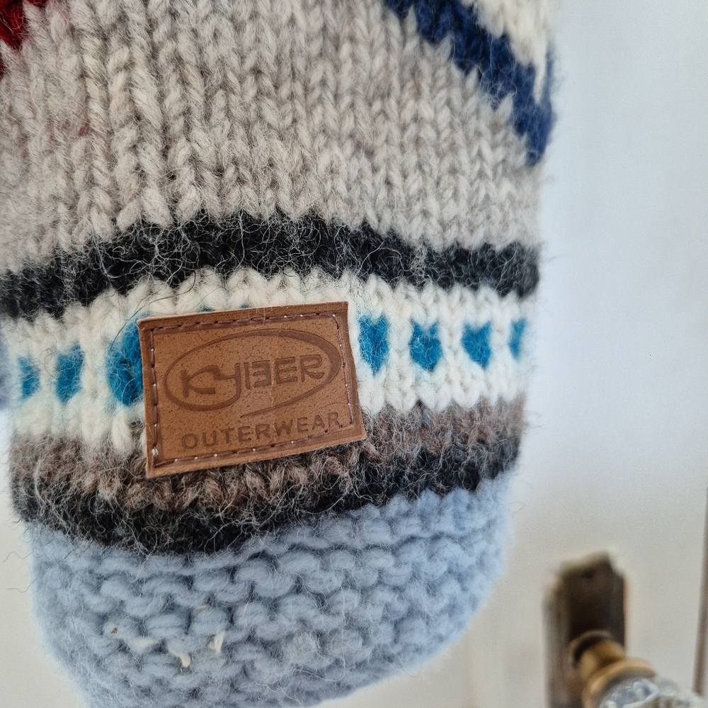 Kyber Wool Sweater Jacket With Fleece Lining Size Large - Picture 4 of 9